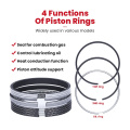 Engine Parts Piston Ring For Mitsubishi 4D33 Me996378